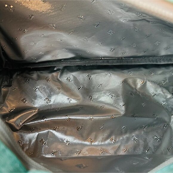 Insulated Lunch Bag with detachable shoulder strap Aqua Green front pocket - Picture 8 of 10